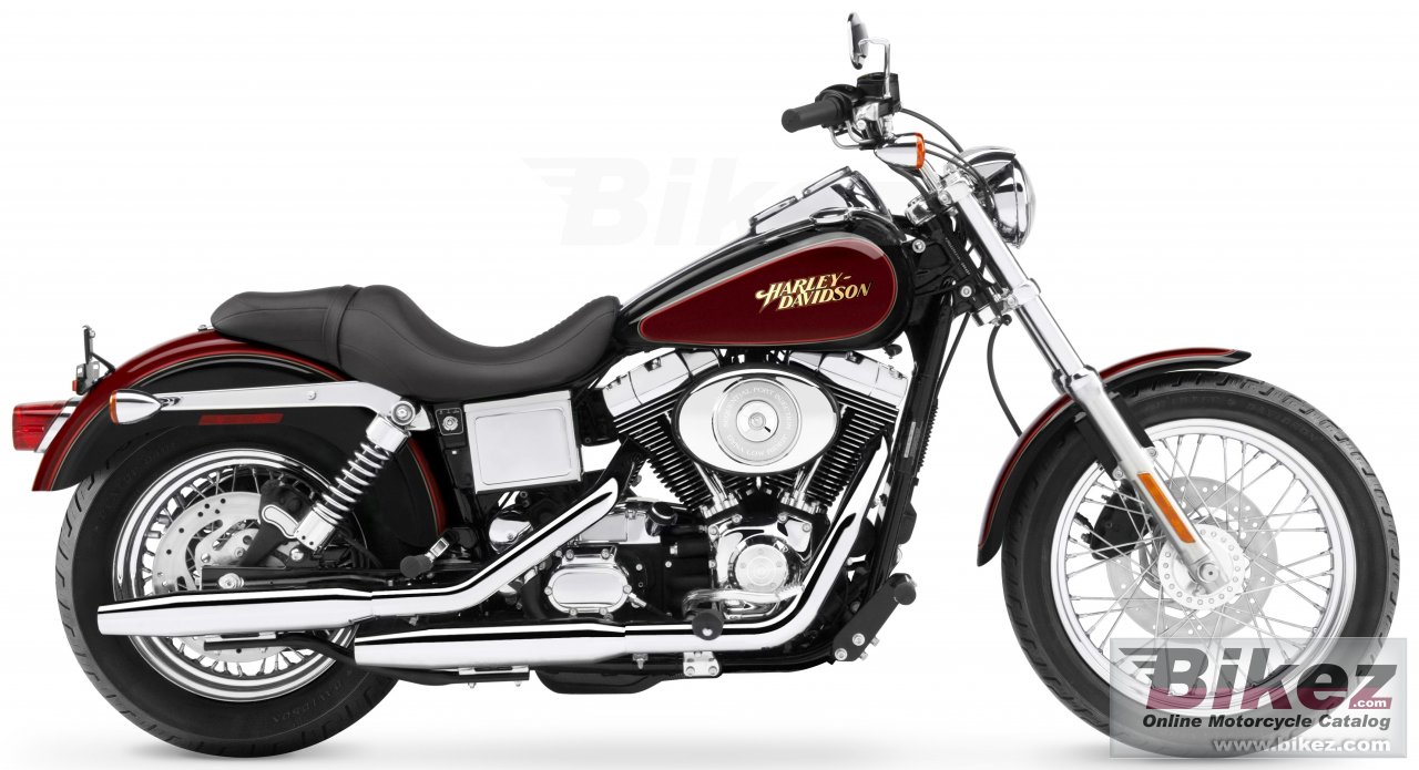 Big Harley-Davidson fxdli dyna glide low rider picture and wallpaper from Bikez.com